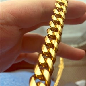 Men’s Solid Gold Cuban Link Necklace! 18k gold